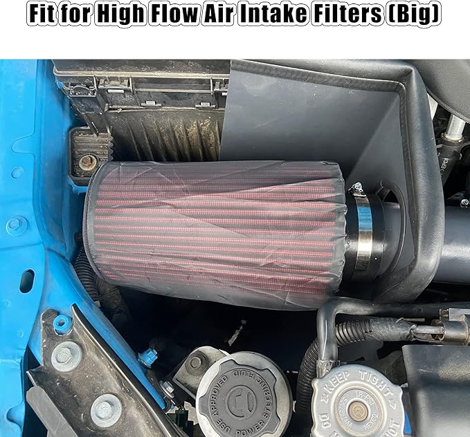 RYANSTAR Air Filter Protective Universal Car Cold Air Filter Protective Cover - Image 3