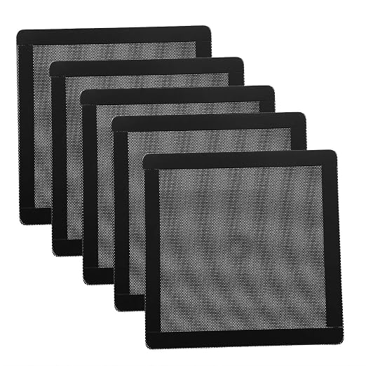 120mm Fan Dust Filter Mesh 4.72inch Magnetic Frame PVC PC Computer Case Fan by PANO-MOUNTS