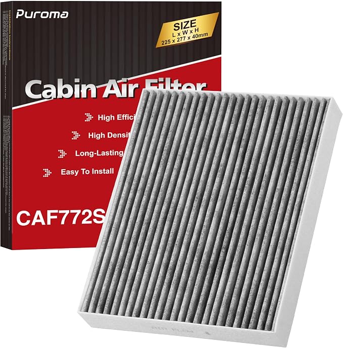 Puroma Cabin Air Filter with Activated Carbon, Replacement by Puroma