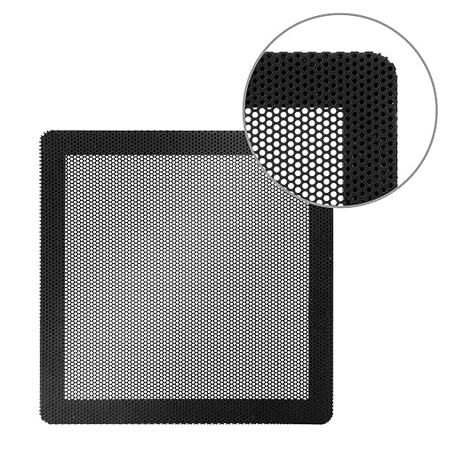 120MM PC Fan Dust Filter Computer Case Fan Magnetic Frame Dust Filter Fine PVC - Image 2