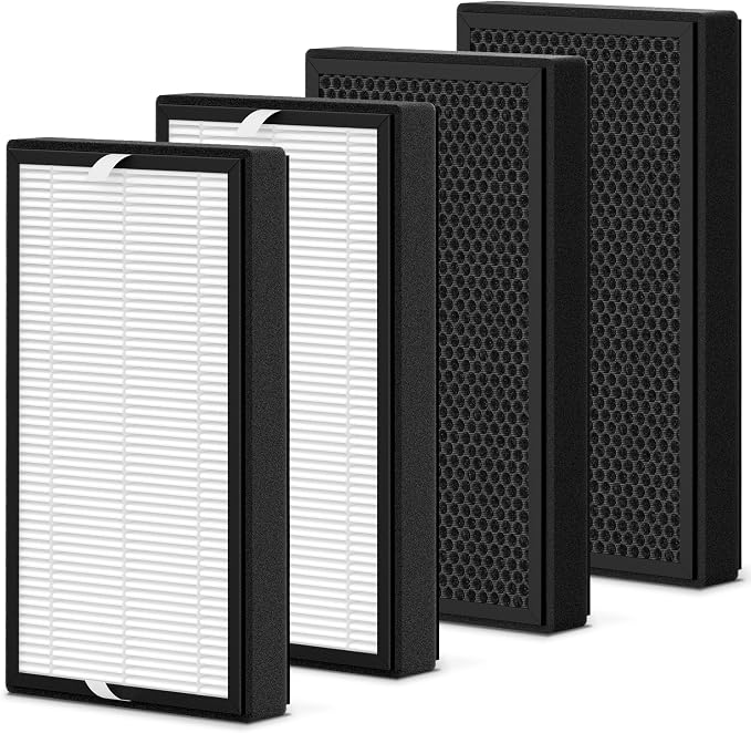 4 Packs F1 Mixed Honeycomb Activated Carbon Replacement Filter by XBWW