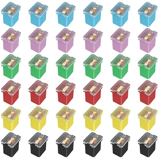 Joinfworld 36Pcs Jcase Fuse Assortment Kit Automotive Low Profile Box Shaped by Joinfworld