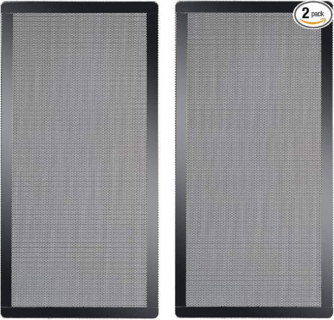 120 x 240mm PC Case Dust Mesh Filter, Magnetic Frame Computer Fan Dust Mesh PC by YSSHUI