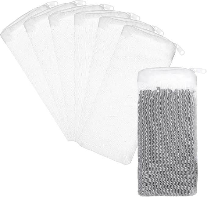 6 Packs Fine Mesh Bag Aquarium Mesh Bag Aquarium Filter Media Bags by Unknown