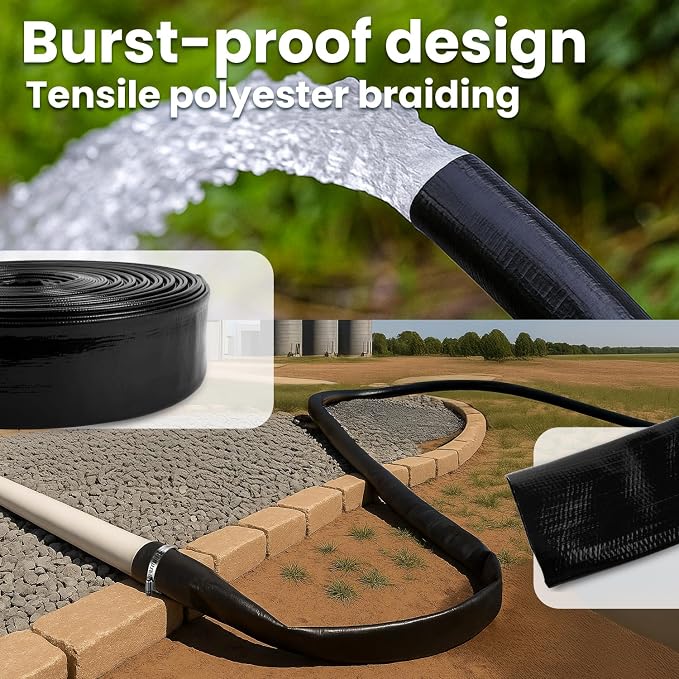 XtremepowerUS Backwash Hose Extra Heavy-Duty Pool Drain Hose 2" x 50 ft – 47 - Image 3