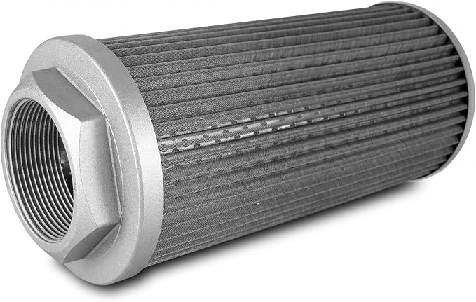 Air filter for regenerative blowers | Metal mesh | 2" Female Connection | by Unknown