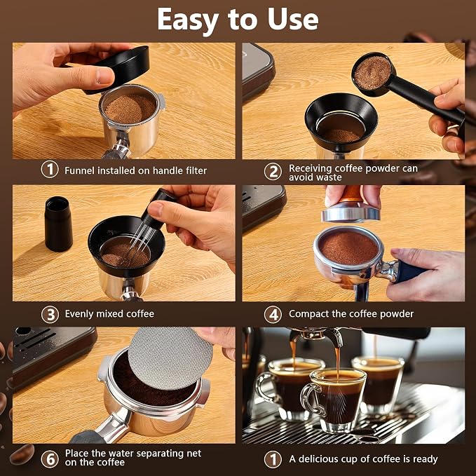 WDT Tool Espresso Distributor Accessory kit &1.7mm Thickness 150μm Mesh Puck - Image 6