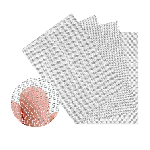 4 Pack 304 Wire Mesh Screen, 11.8"X8.2" Heat-Resisting Metal Mesh, 20 Mesh by Unknown