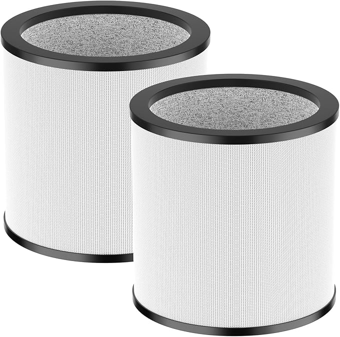 2 Pack Upgraded TP01 Filter HEPA Filter Replacement Compatible by isinlive