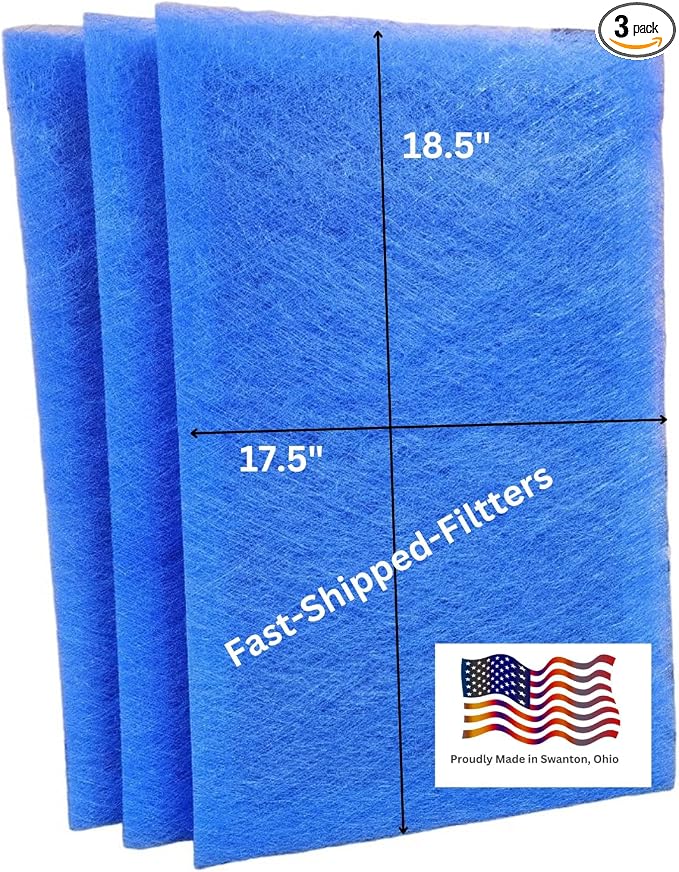 Fast-Shipped-Filters 3 Pack 20x20 Replacement Filter Designed to Fit by Unknown