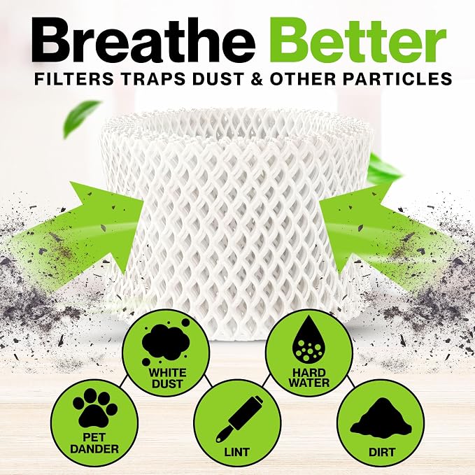 Durabasics 4 Pack of Premium Humidifier Filters Compatible - Image 5