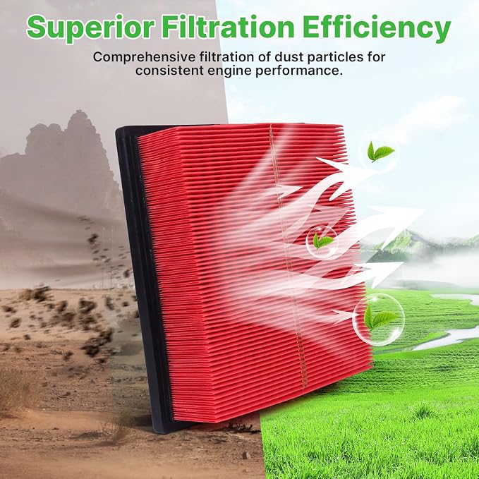 2PCS Engine Air Filter CA10755 for 2011-20 Toyota Sienna; 14-19 Highlander; - Image 6