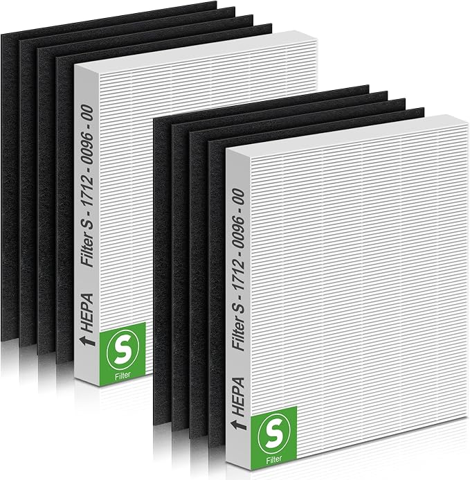 2 Pack C545 HEPA Replacement Filter S Compatible by XBGG