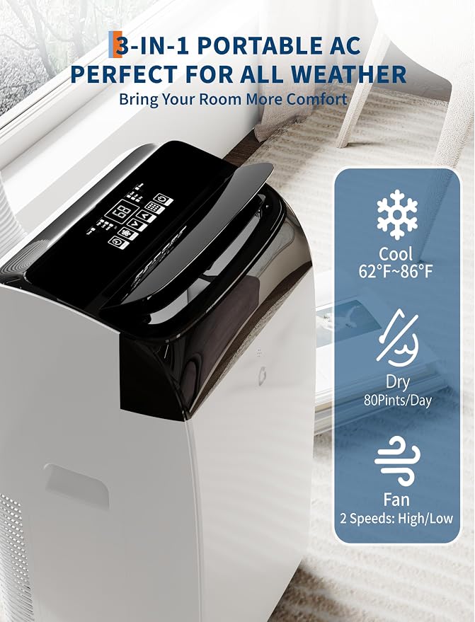 GarveeLife 12, 000 BTU Portable Air Conditioners - Image 4