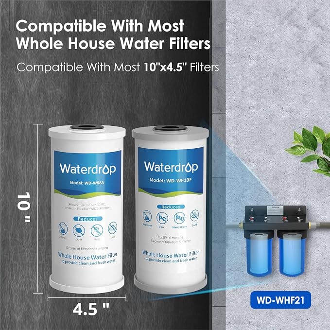Waterdrop WF10FG Whole House Water Filter, Compatible - Image 7