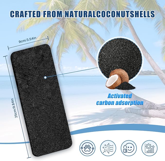 10 Pack Ceiling Fan Filters, Barnacle Activated Carbon Fan Filters Fits All - Image 6
