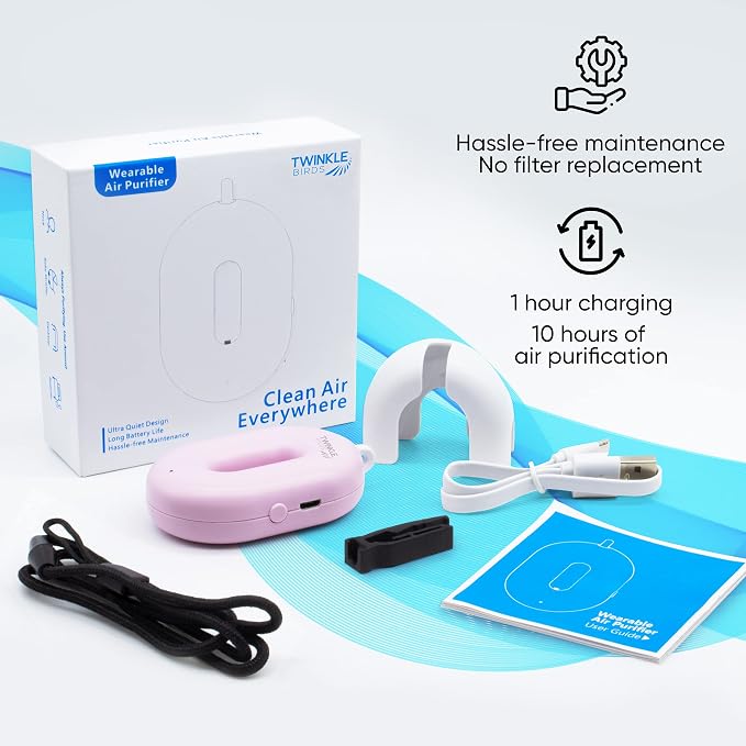 Wearable Air Purifier Necklace - Image 6