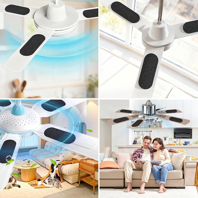 Enbabbor Activated Carbon Fiber Cotton Ceiling Fan Filters, Traps Household - Image 4