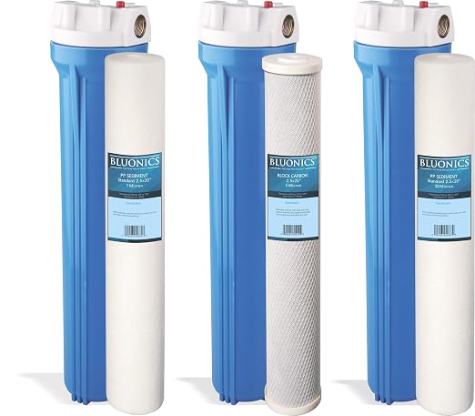 Bluonics Powerful Whole House & Well Water System 55W UV Ultraviolet w/Sediment - Image 2