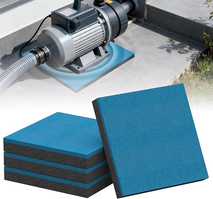 Air Jade Pool Pump Vibration Pads, Hot Tub Motors, Heavy Duty Odorless Rubber by AirJade