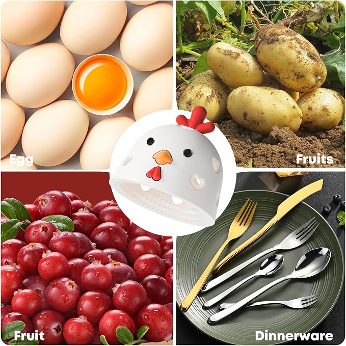 2PCS Egg Brush, Egg Cleaner, Egg Washer - Image 6