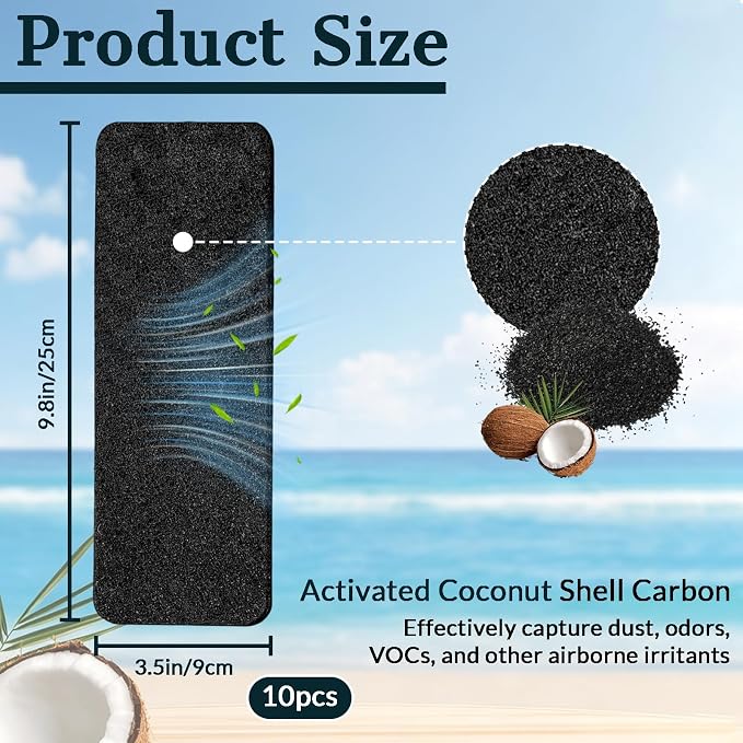 10 Pack Ceiling Fan Filters for Blades - Image 2