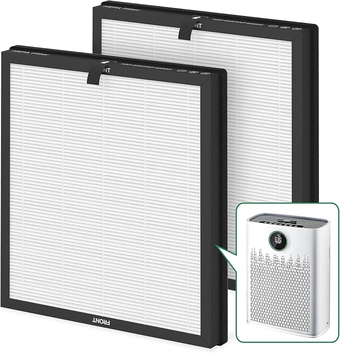 2 Packs HAP-603 Replacement Filter Compatible by FCFMY