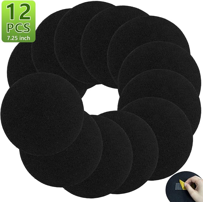 7.25 inch Compost Filters for Countertop Bin Saiqiang 12Pack Charcoal Filter - Image 7