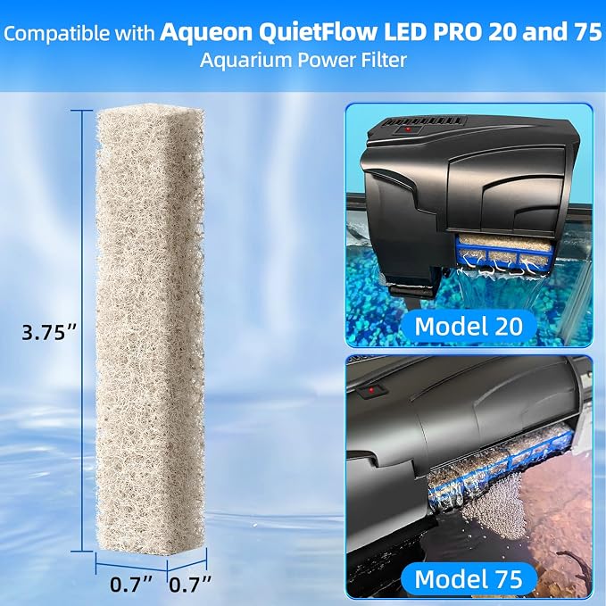 AQUANEAT 12-Pack Replacement Ammonia Reducer Pads Compatible - Image 2