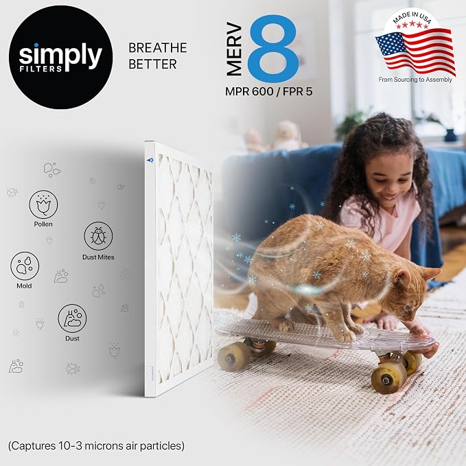 Simply 18x21x1 Air Filter, Merv 8, 6 Pack, - Image 8
