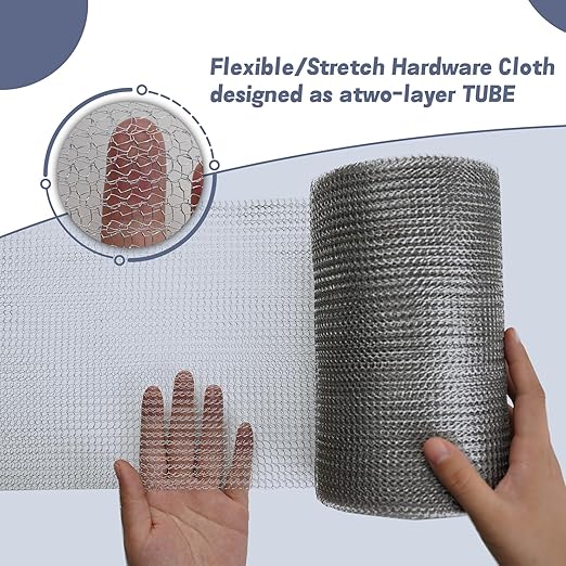 5" X 30 ft 304 Stainless Steel Mesh, Wire Mesh - Image 3