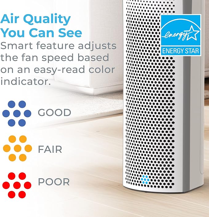 Pure Enrichment PureZone Elite True HEPA Large Room Tower Air Purifier - Image 4