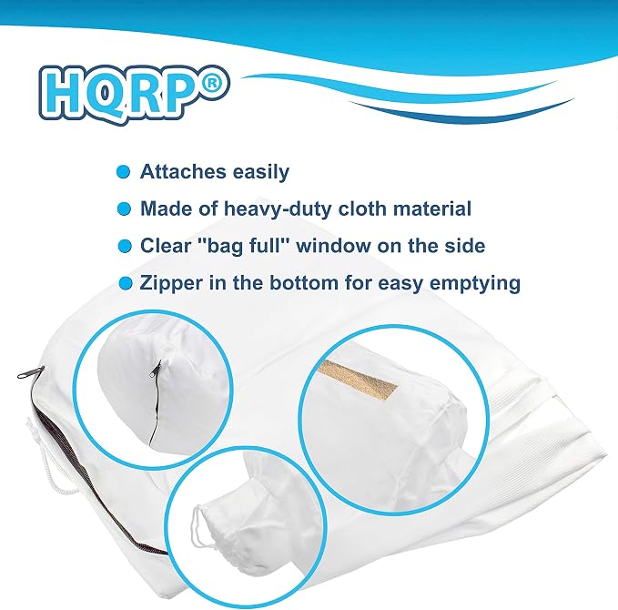 HQRP Cloth Dust Bag 15 Micron Replacement Dust Collector Bag Compatible - Image 3