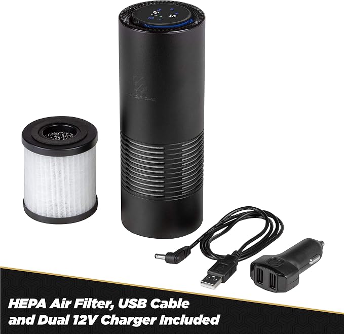 Scosche AFP-SP FrescheAIR Pro Portable HEPA Air Purifier/Deodorizer, Pet Dander - Image 6
