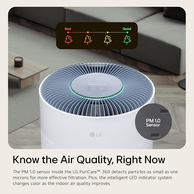 LG PuriCare 360 Air Purifiers for Home, Large and Small Room, 059 ft² in 1 Hr - Image 5