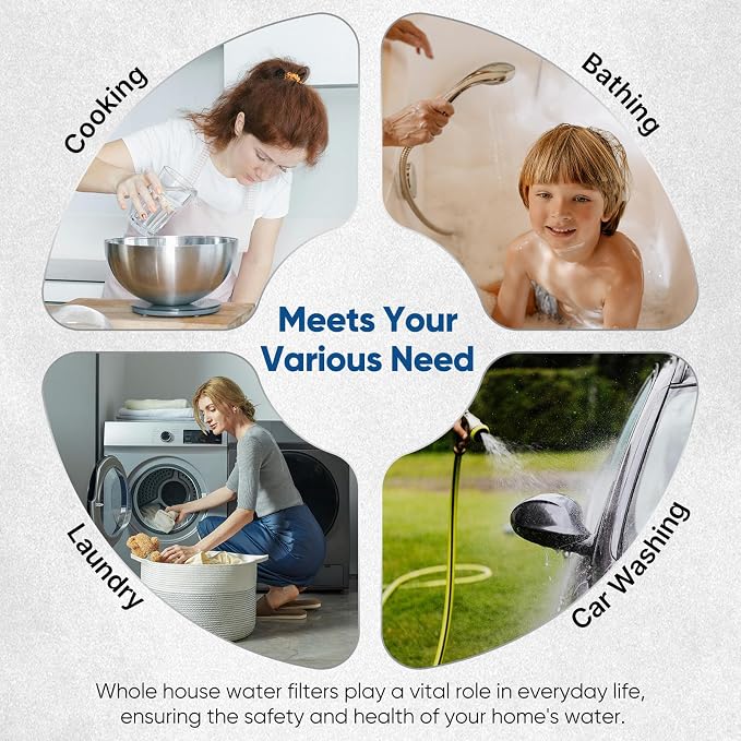 PUREPLUS 5 Micron 10" x 4.5" Whole House Pleated Sediment Filter - Image 9