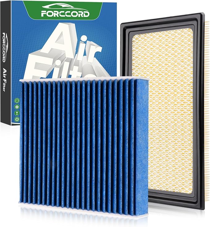 Cabin & Engine Air Filter Fit for Explorer 11-19, Flex 10-19, Fusion 10-12 by Forccord