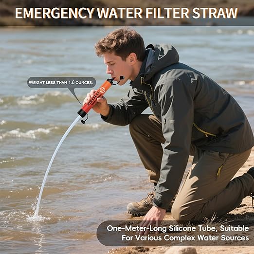 Water Filter Straw, Personal Water Filtration System, Water Purifier, Outdoor - Image 5