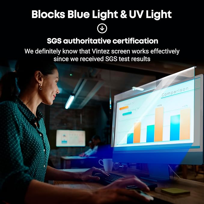 VINTEZ Blue Light Screen Protector Compatible - Image 5