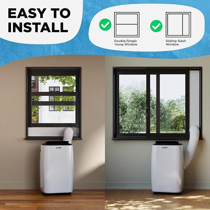 Portable Air Conditioners 8, 000 BTU AIRO COMFORT, AC Unit Floor Standing - Image 5