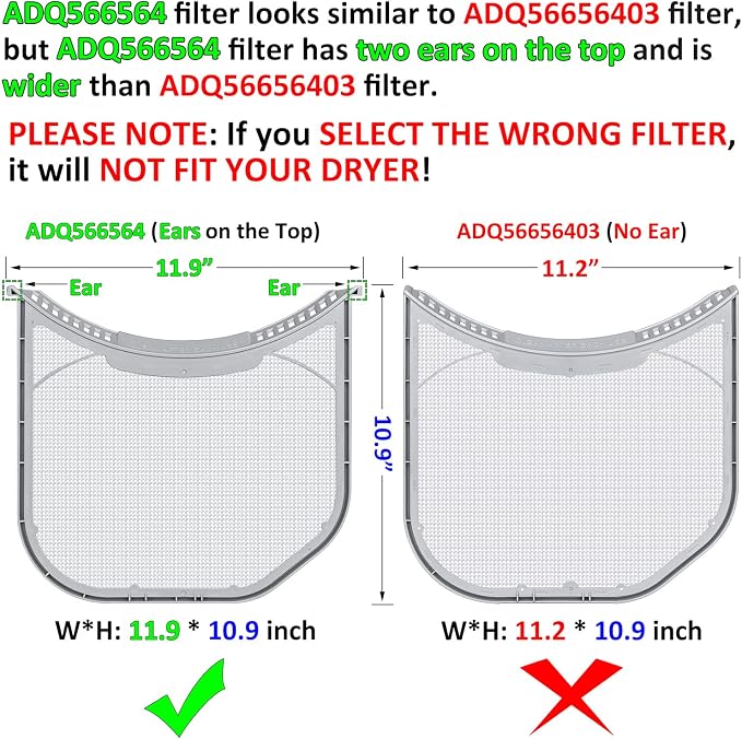 ADQ566564 Lint Filter Replacement - Image 3