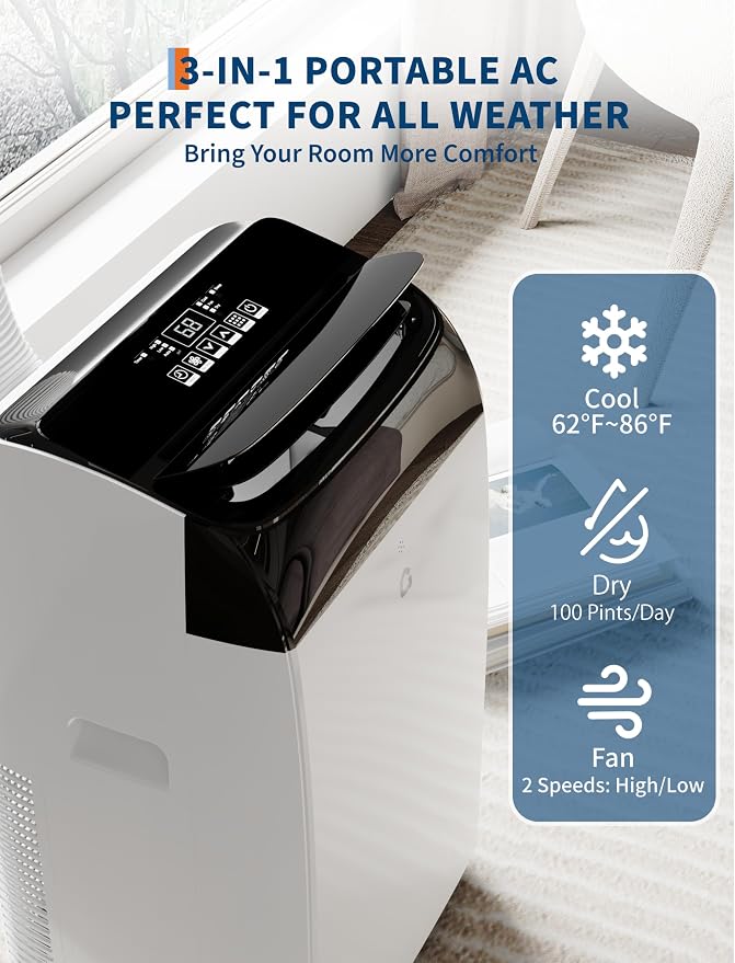 GarveeLife 14, 000 BTU Portable Air Conditioners - Image 4