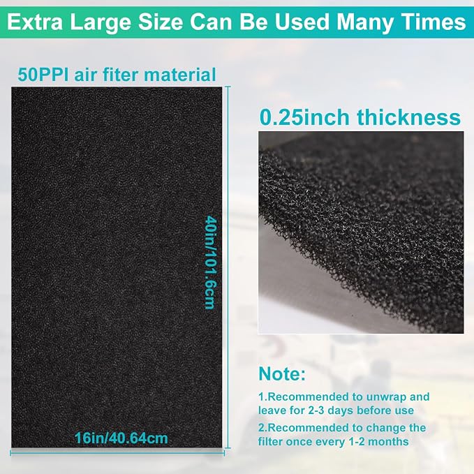 RV A/C Filters Replacement, Can Cut to Fit RV Air Conditioner Filter - Image 2