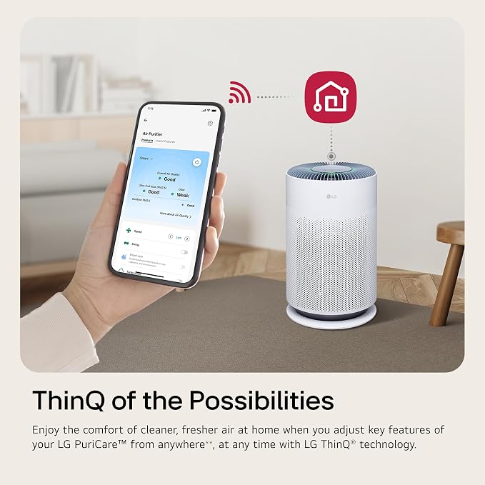 LG PuriCare 360 Air Purifiers for Home, Large and Small Room, 059 ft² in 1 Hr - Image 8
