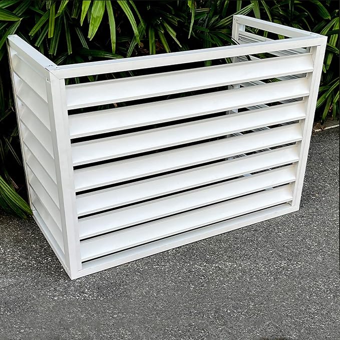 Pool pump covers for outside units, outdoor garbage can enclosures, aluminum by ZUGIATP