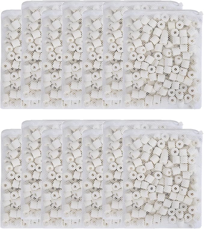 JIHAQUA Aquarium Bio Ceramic Rings 14 lbs Filter Media - Image 3