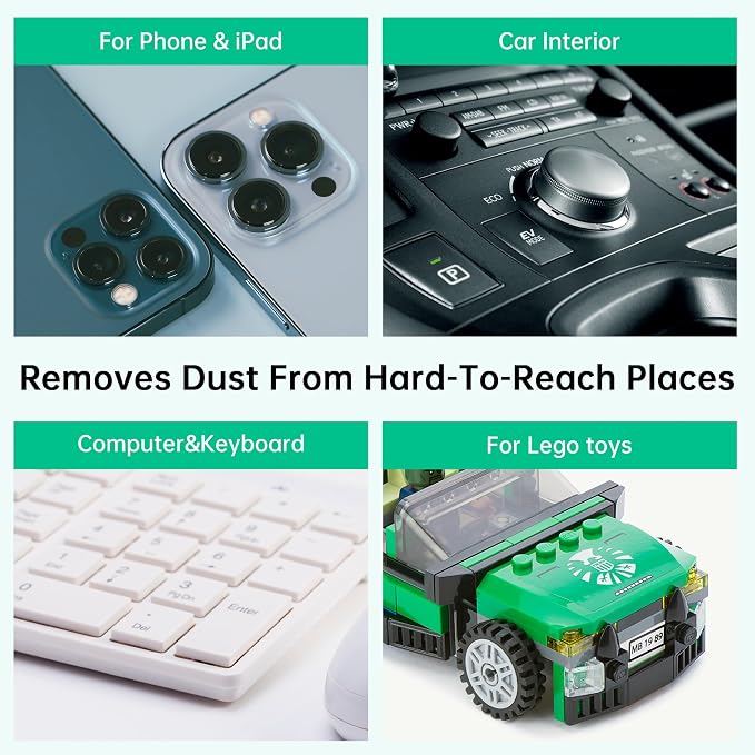 Disposable Compressed Air Duster, 3.5 oz Computer Cleaner, Keyboard Cleaner - Image 5