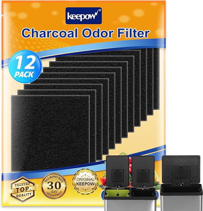 KEEPOW 12 Pack Trash Can Deodorizer Compatible by KEEPOW