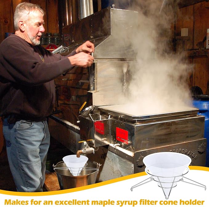 Tandefio 16 Pcs Maple Syrup Filter Set 1 Maple Syrup Filter 15 Cloth Filter - Image 6