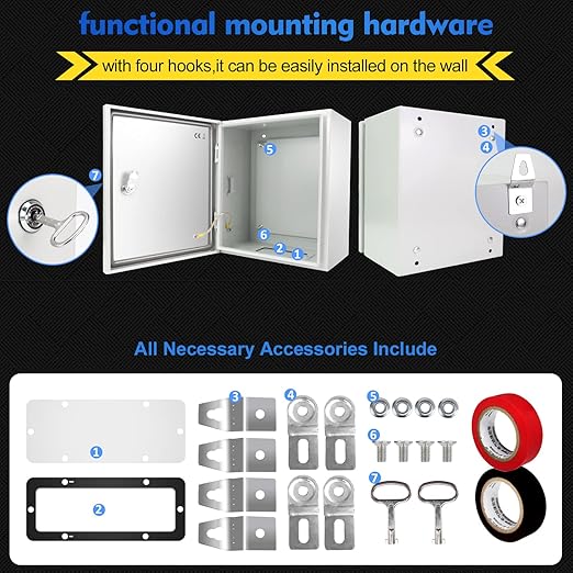 Outdoor Electrical Junction Box, Wall Mounted IP66 Waterproof & Dustproof - Image 5